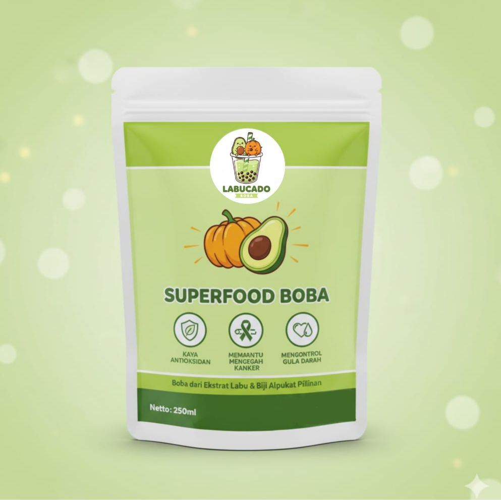 Kemasan Labucado Superfood Boba 250 ml